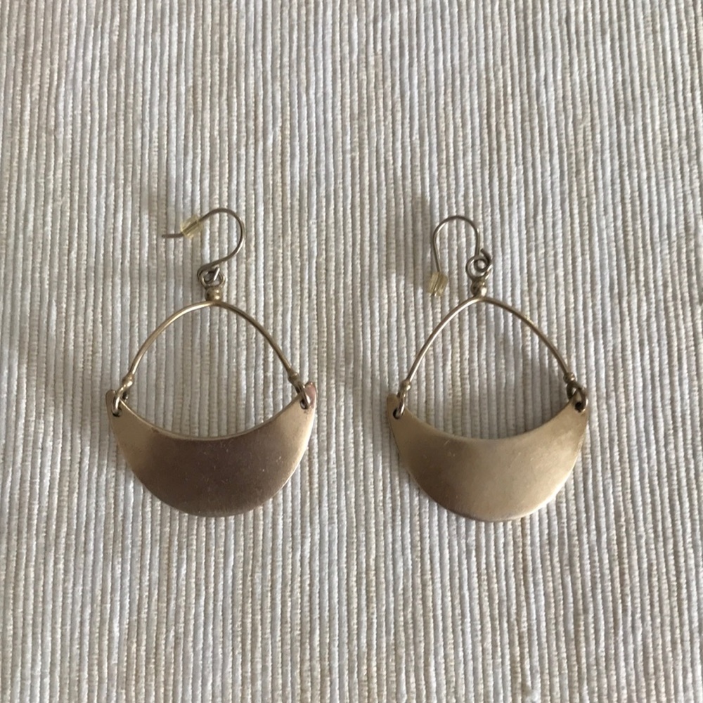 Gold earrings